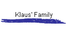 Klaus' Family