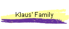 Klaus' Family