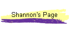 Shannon's Page