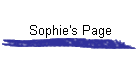 Sophie's Page