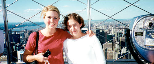 Tara and Torree on top of the Empire State Building